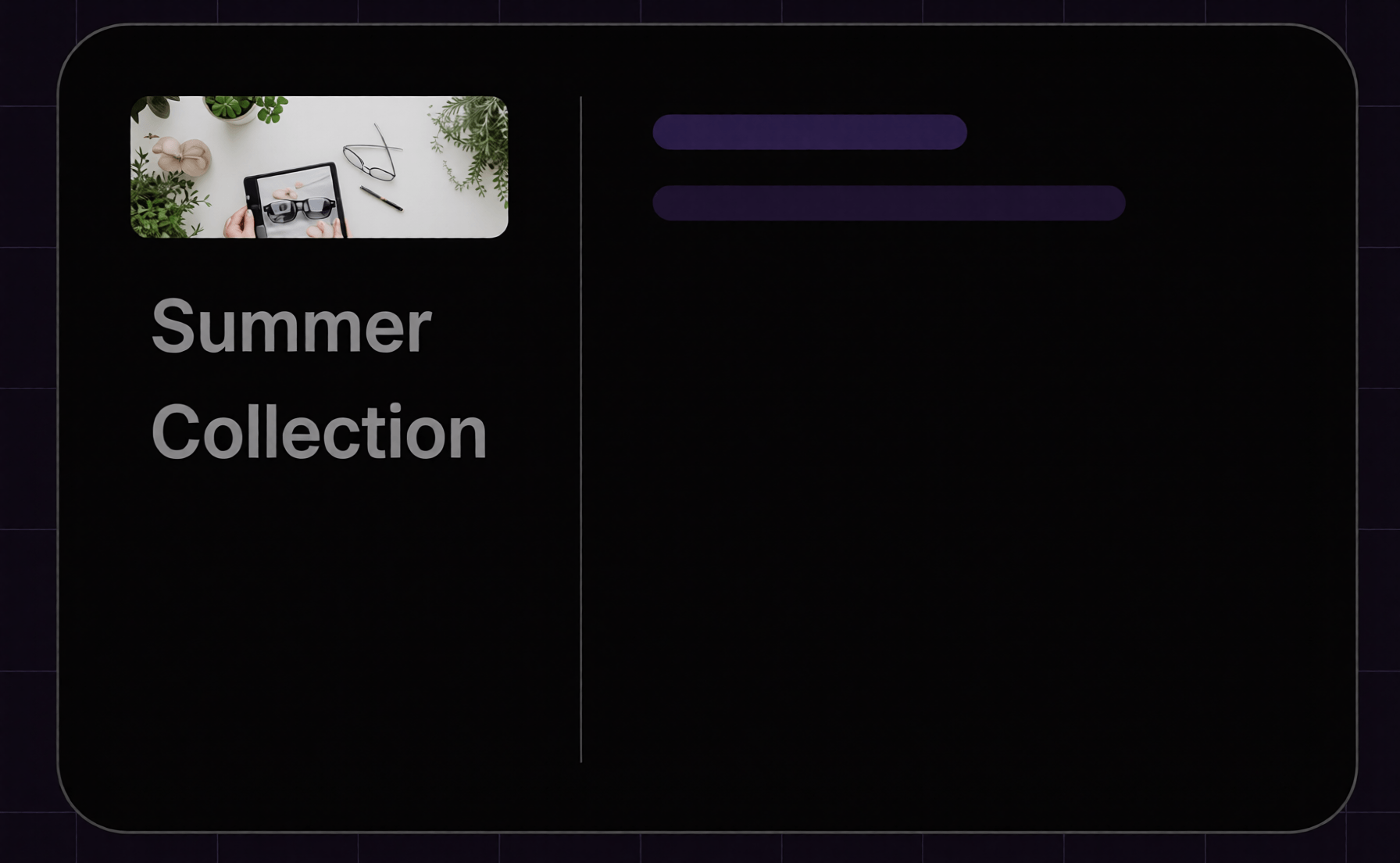 Catalog Menu