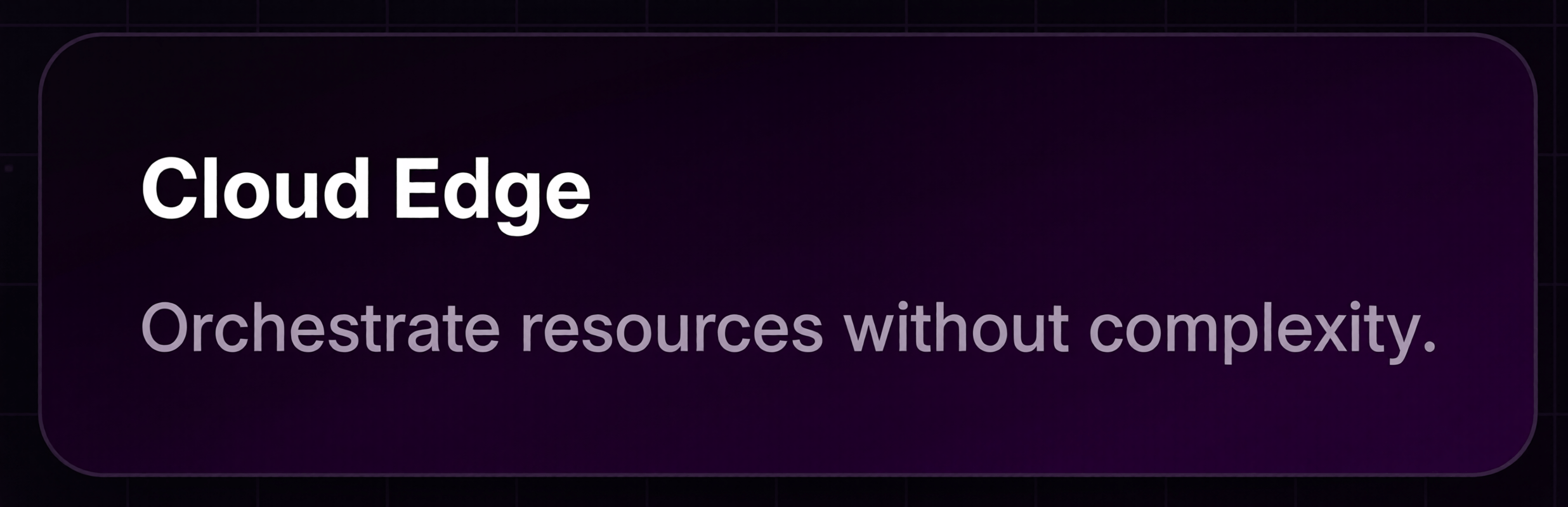 Cloud Resource Card