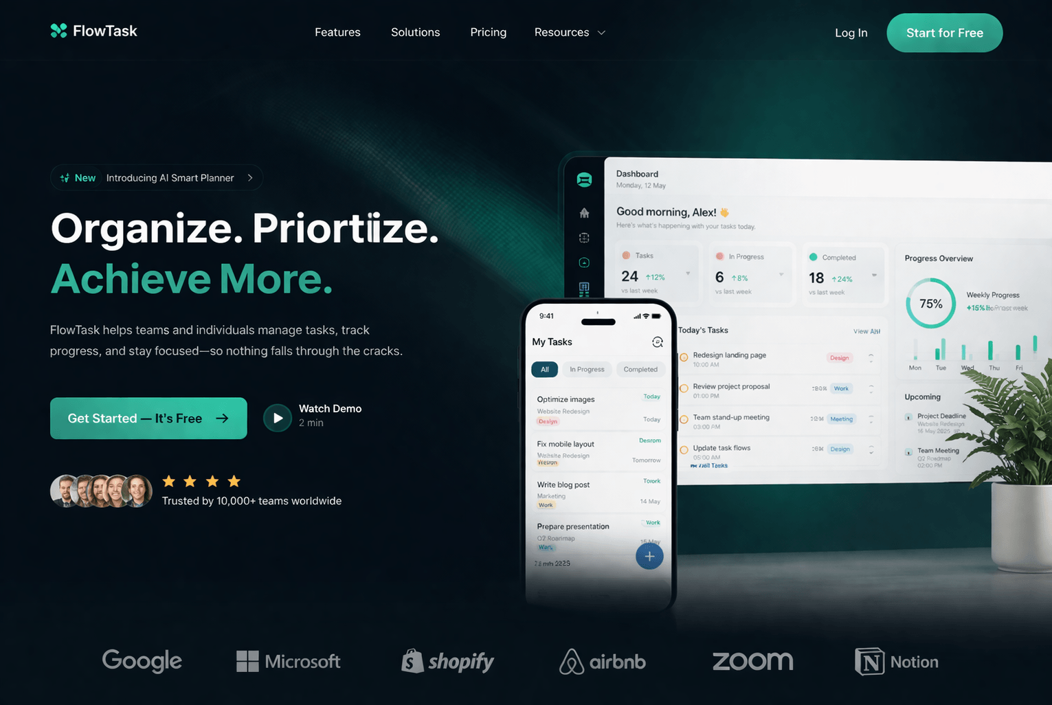 SaaS Marketing Page